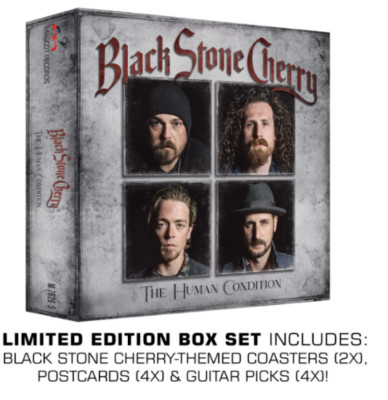 Black Stone Cherry - The Human Condition Ltd. Boxset Guitarpicks Postcards more
