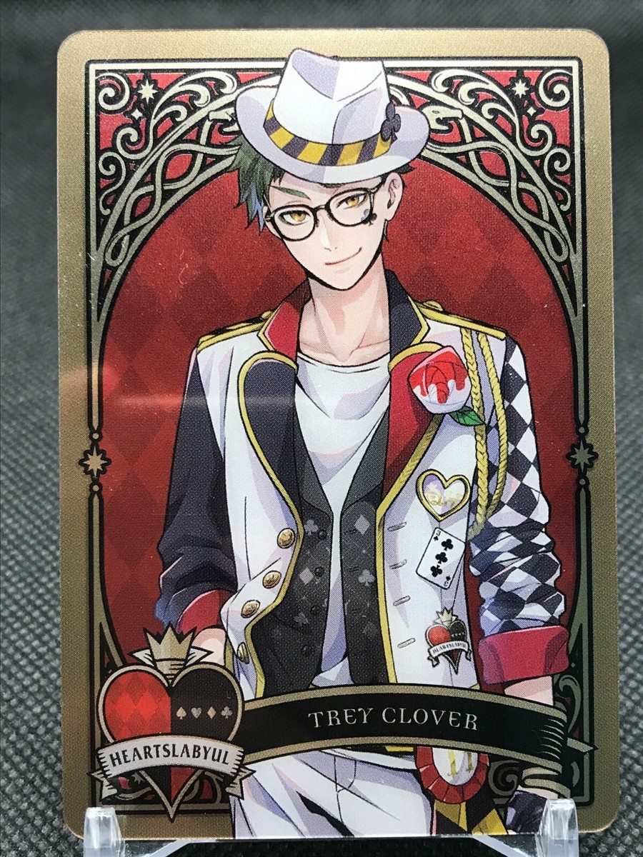 Trey Clover Twisted-Wonderland Disney Wafer Card BANDAI JAPAN TCG