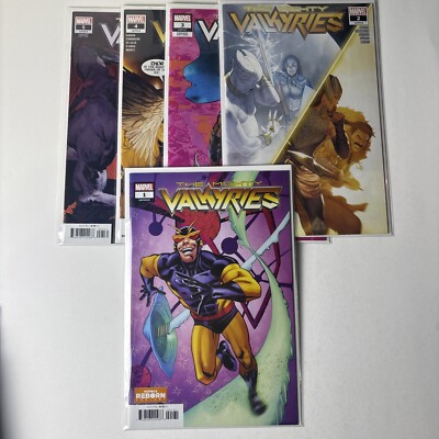 The Mighty Valkyries #1-5 Full Set Jason Aaron MARVEL Comics 2021 Jane Foster