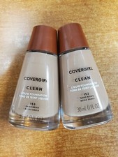 2 Pack: Covergirl Clean Liquid Foundation 153 Sand Beige 6763-R7P5a