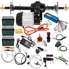 36V 1000W Brushless Differential Motor 30''-40'' Rear Axle Kit for Go Kart Carts