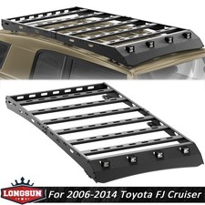 For 2006-2014 Toyota Fj Cruiser 800lbs Roof Rack Cargo Basket Cargo Rack Wlight