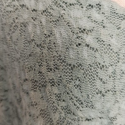   Elegantes Damen Chiffon MidiKleid Grün Mint Spitze Gefüttert N446C Gr 40,42,M