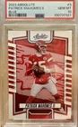 2023 Panini Absolute - Patrick Mahomes II #3 Blue