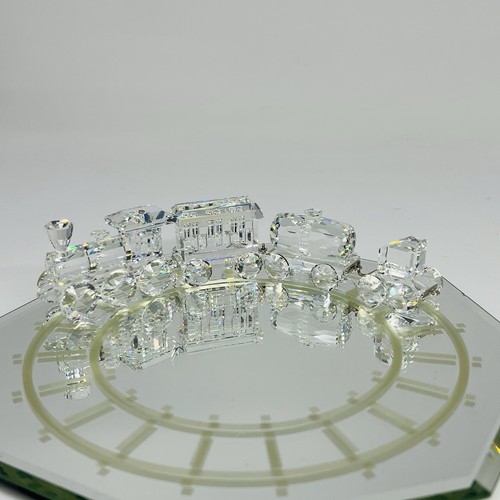 SWAROVSKI Crystal 5 Piece Train Set Figurine"When We Were Young”+ Large Mirror - Picture 3 of 24