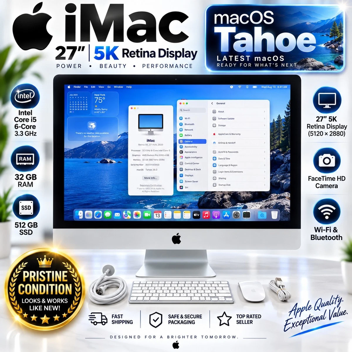 Apple iMac with Retina 5K display Desktops & All-In-One Computers