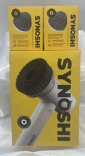 SYNOSHI® Electric Power Brush 3 Cleaning Extra Replacement Heads Bundle New