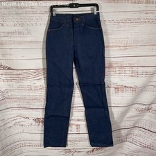 Vintage 80s Deadstock Wrangler Middleweight 12.25 oz Straight Leg Jeans 29x34