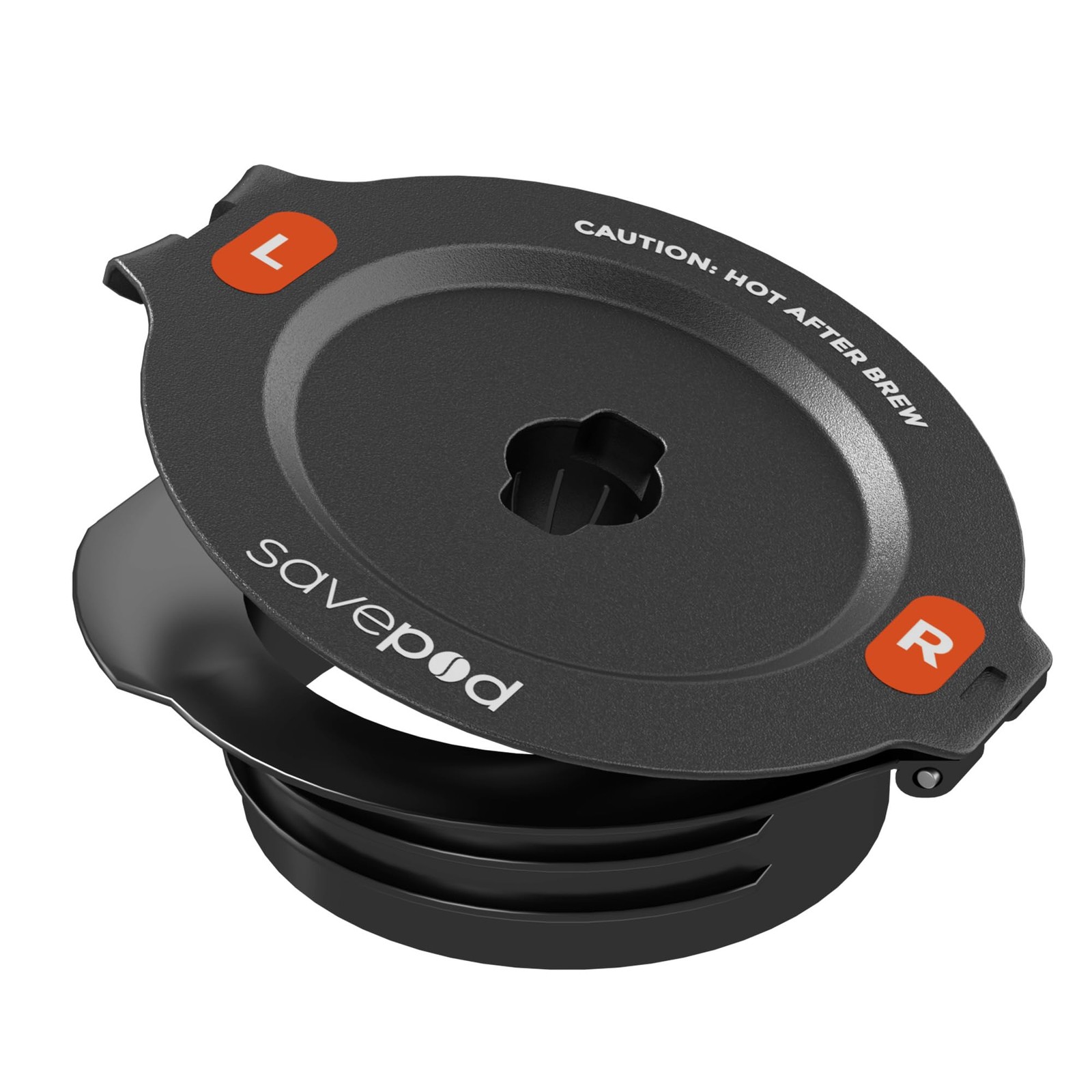 Savepod Pods Replacement Ring, Coffee Filter Extra Small, Black 