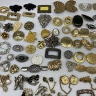 Lot 70 Sweater Scarf Shoe Dress Fur Clips & Buckles Vintage Costume Jewelry Lot
