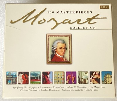 Mozart Collection 100 Masterpieces 10-CD Set Laserlight 1999