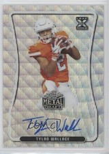 2020 Leaf Metal Draft Silver Wave /50 Tylan Wallace #BA-TW1 Auto 0b8m