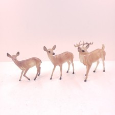 VTG Breyer Mold Deer Family Buck Doe Fawn Wil...