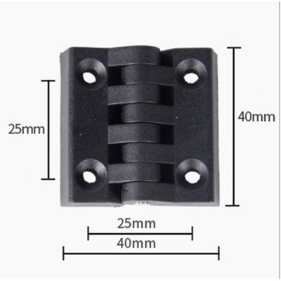 10pc 40*40mm Folding   plastic hinge Electric box chassis hinge #as