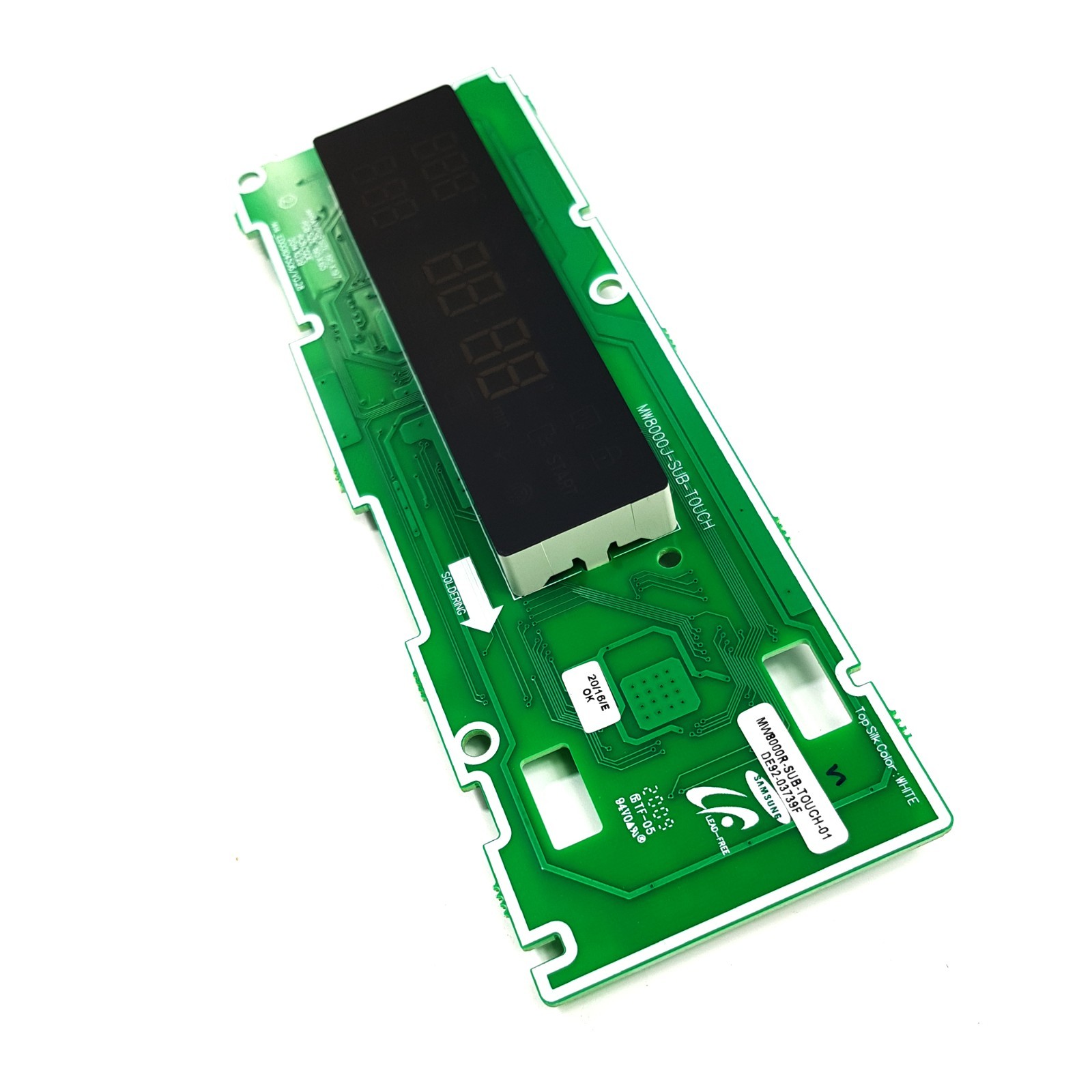 Module d'affichage Samsung DE92-03739F neuf écran LED vert pour micro-ondes - 2