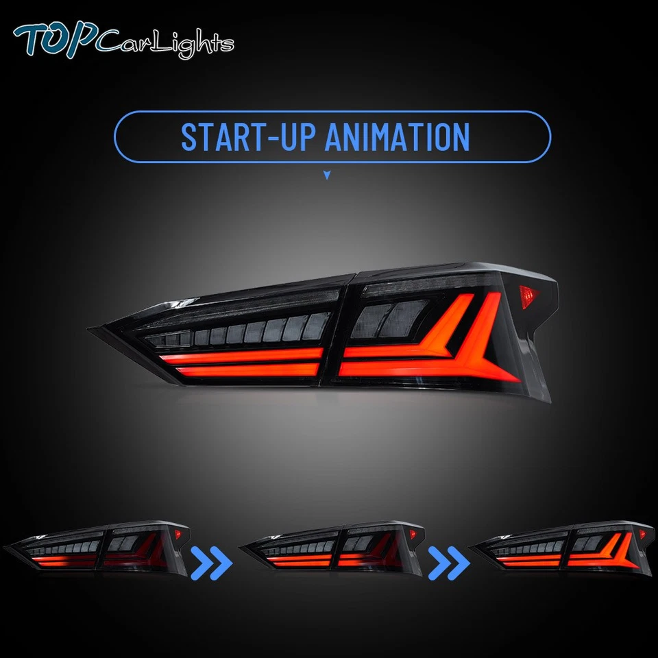 Luces traseras LED ahumadas VLAND con animación para Nissan Altima 2019-2025 sedán Foto 4 de 4