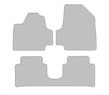 Fußmatten passend für Hyundai Ioniq 5 Typ NE mit verstellbarer Konsole (Baujahr 