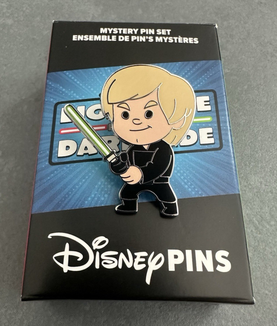 Disney Parks Star Wars Light Side vs. Dark Side Luke Skywalker Pin ONLY - NEW