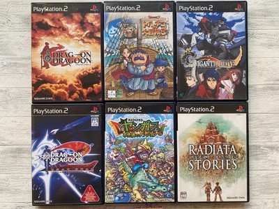 SONY PS2 Drag-On Dragoon & Torneko & Yangus & Gigantic Drive & Radiata Stories