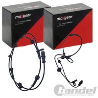 2X Maxgear ABS-SENSOR Raddrehzal Vorne Passend FÜR Fiat Doblo Links+Rechts