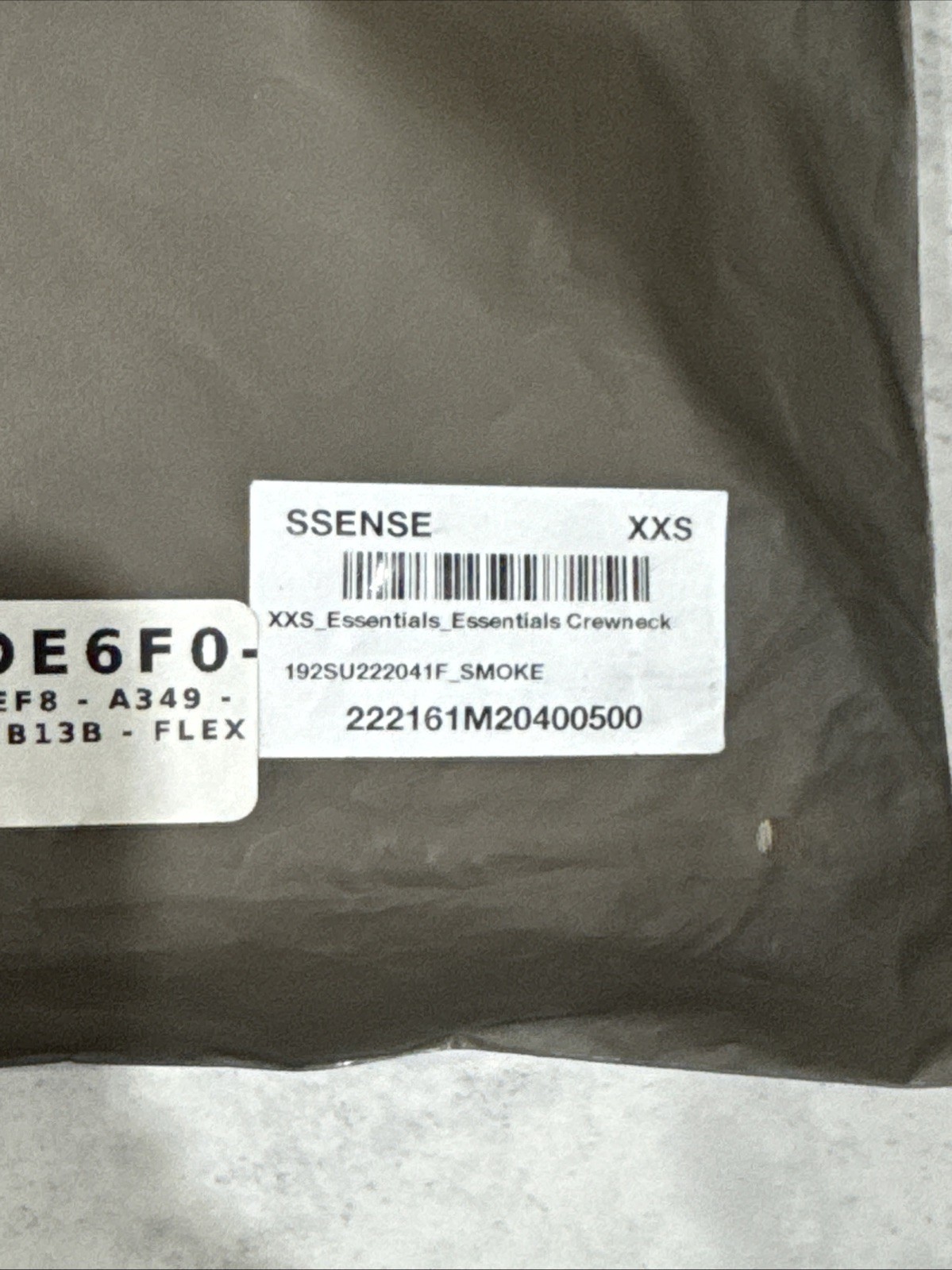 Fear of God Essentials Crewneck Smoke Size XXS thumbnail 5