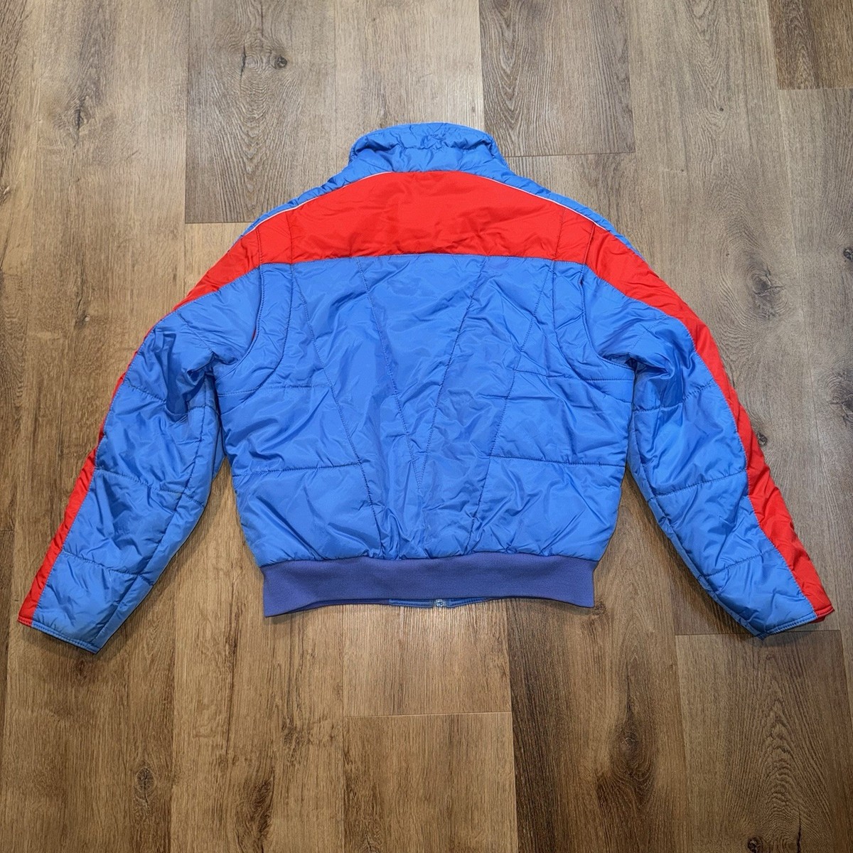 Vintage 70s 80s Ski Jacket Mens XL White Stag Snow Coat Retro