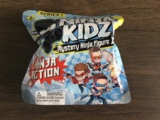 NINJA KIDZ MYSTERY NINJA FIGURE & ACCESSORY SERIES 1 ACTION BLIND BAG NEW
