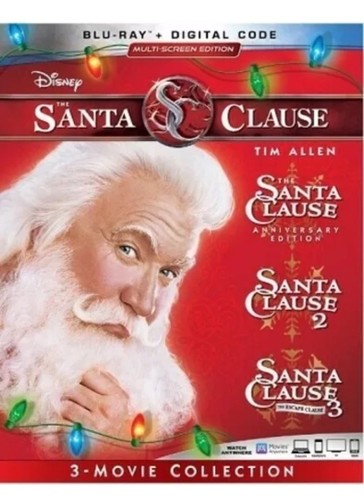 The Santa Clause: The Complete 3-Movie Collection Blu Ray Sealed