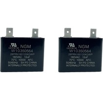 WSRXG W10350564 2683570 Refrigerator Compressor Capacitor, 2 Pack Replacement...