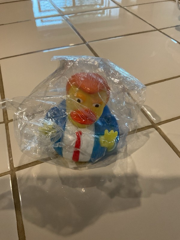 Donald Trump Jeep Duck Suit With Sunglasses New In Packaging