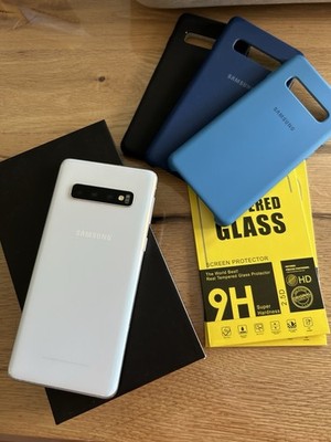 Samsung Galaxy S10 Prism White Weiß 128GB guter Zustand
