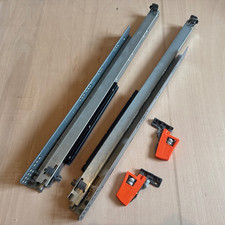 Blum 760H Movento Blumotion 650mm 60KG Drawer Runners With Locking Devices