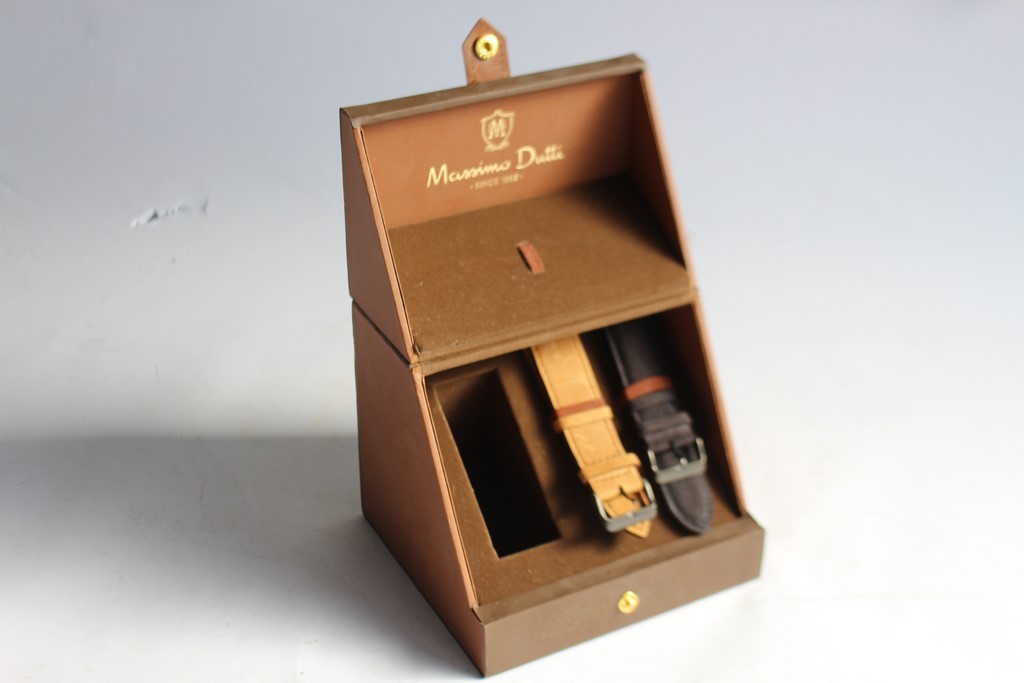 Massimo Dutti watch case + 2 23 mm straps (40317)