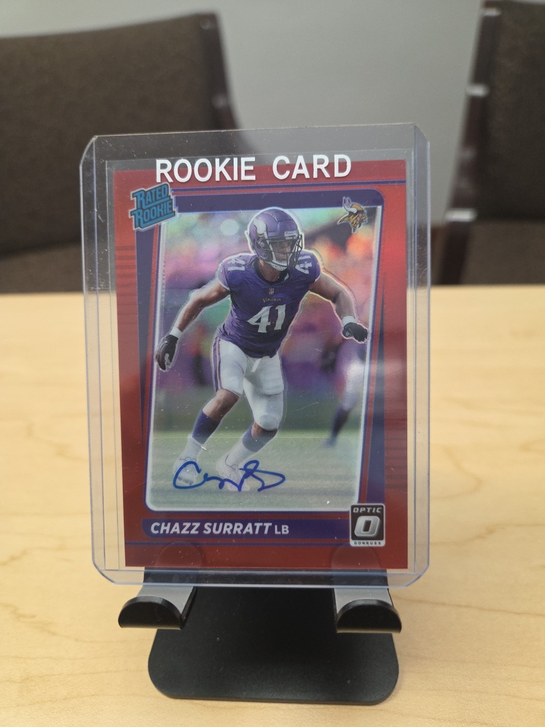 Chazz Surratt Panini Donruss Optic #280 Autograph-Red
