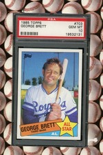 1985 TOPPS #703 GEORGE BRETT ALL-STAR PSA 10