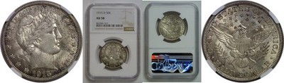 1915-D Barber Half Dollar NGC AU-58 | eBay