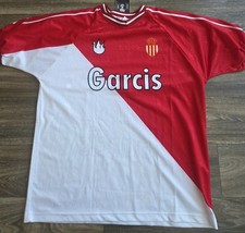 NWOT Garcis AS Monaco Futbol Soccer Inspired Jersey Vintage Mens Size XL