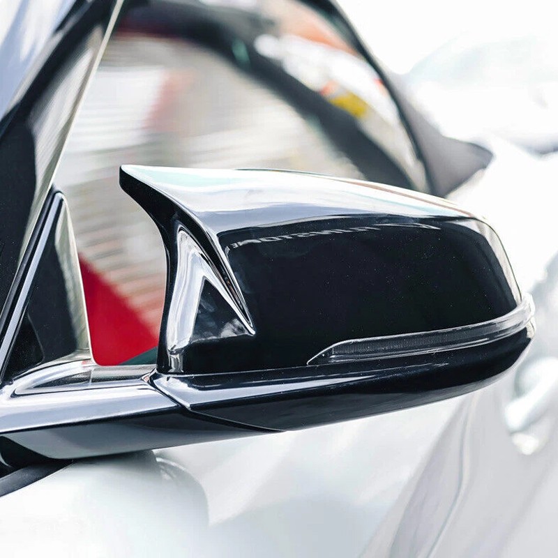 Fit BMW X1 F48 X2 F39 F40 F44 Z4 G29 Supra 2x Gloss Black Side Mirror Cover Caps
