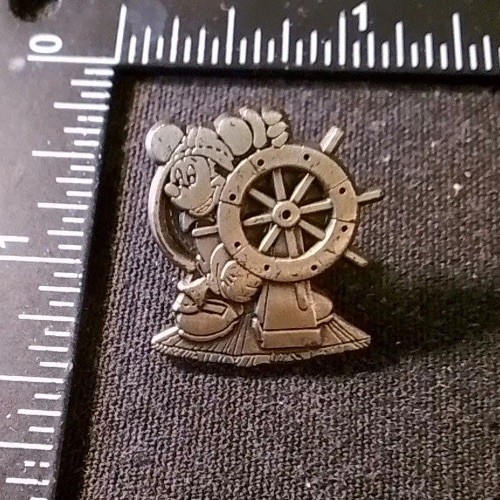 DCL Mickey Mouse Bronze Disney Pin 3090 Disney Cruise Line Steamboat Willie