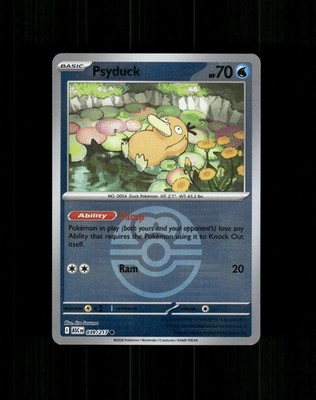 Psyduck (Love Ball) 039/217 Common Ascended Heroes Pokemon Reverse Holo NM
