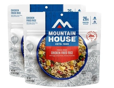 2-Pack - Mt House Chicken Fried Rice - Freeze Dried - Gluten Free - 26g Protein