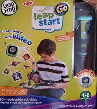 LeapFrog LeapStart Go Learning System Interactive Video Pen Model 6059 Green
