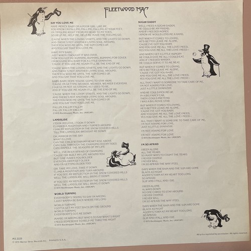 1975 Fleetwood Mac Self Title - Picture 4 of 6