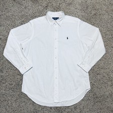 Ralph Lauren White Classic Fit Dress Shirt Button Down Men  s Size 16x32/33