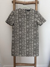 Zara Snake print Mini Dress Size: S 