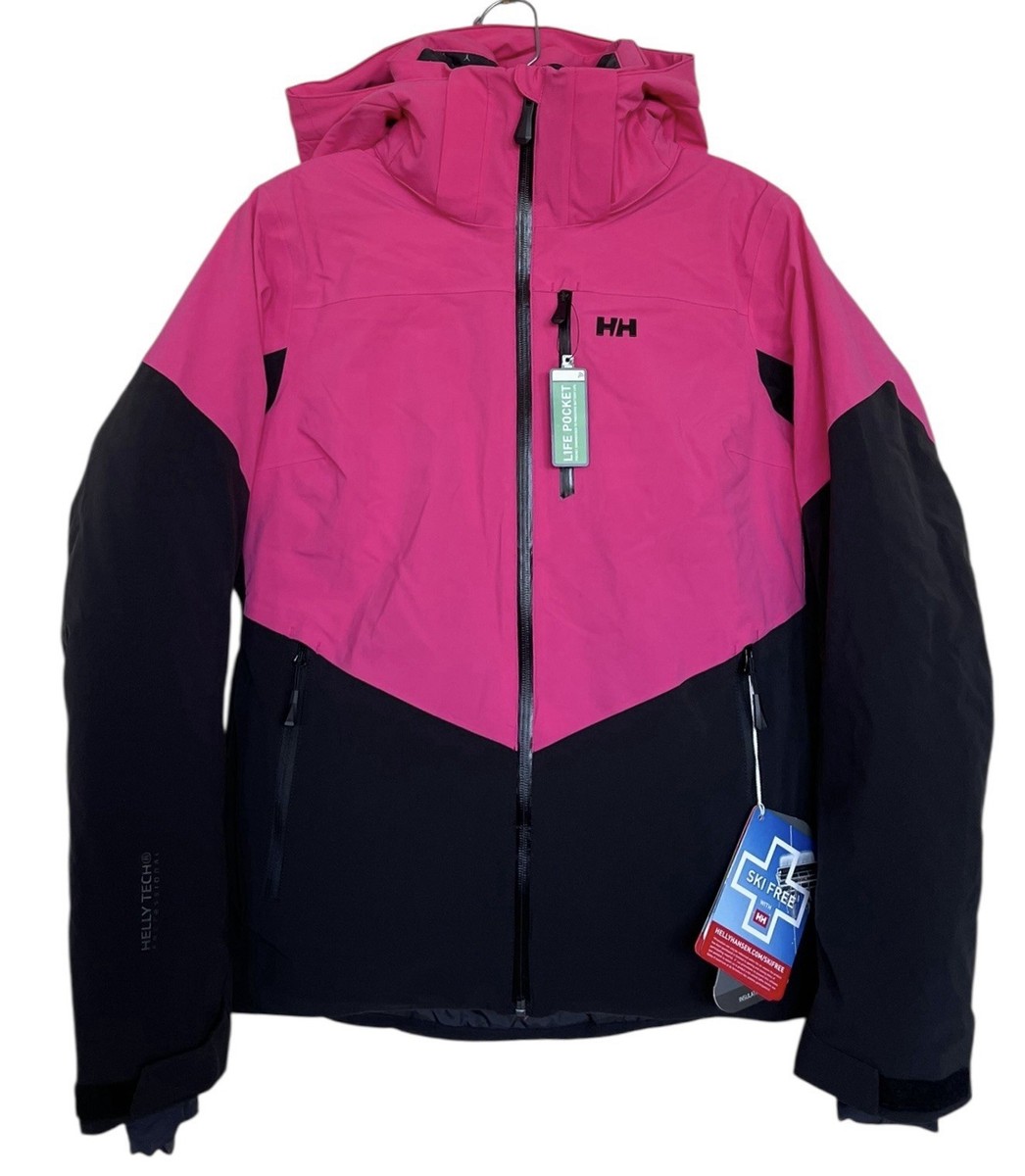 【美品】ヘリーハンセン HELLY Hansen スキーMレディース ピンク Helly Hansen Ski Jacket Womens Size Medium M Alphelia Bright Pink