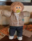 CPK Cabbage Wheat Hair Blue Eyes Pacifier, 2 Dimples , Original Clothes, Shoes