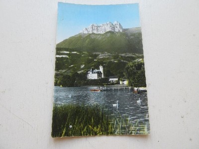 CP AK HAUTE SAVOIE DUINGT LAC d'ANNECY CHATEAU et ZÄHNE de LANFON