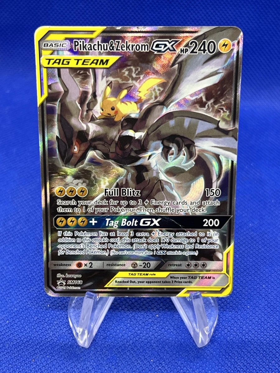 Pikachu & Zekrom GX SM168 Sm for sale | eBay