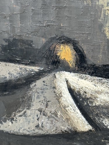 RAMON PRATS PAINTING CUBISM ABSTRACT MODERNIST MID CENTURY 1963 - Bild 8 von 15